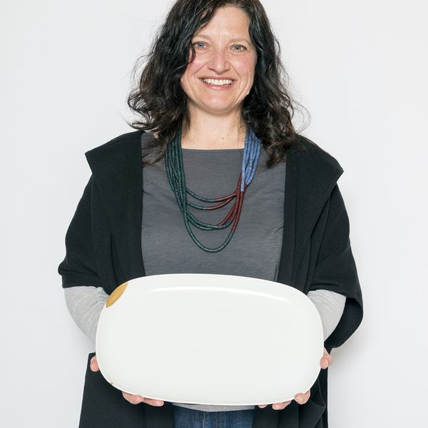 ​Lindy and her White Plate