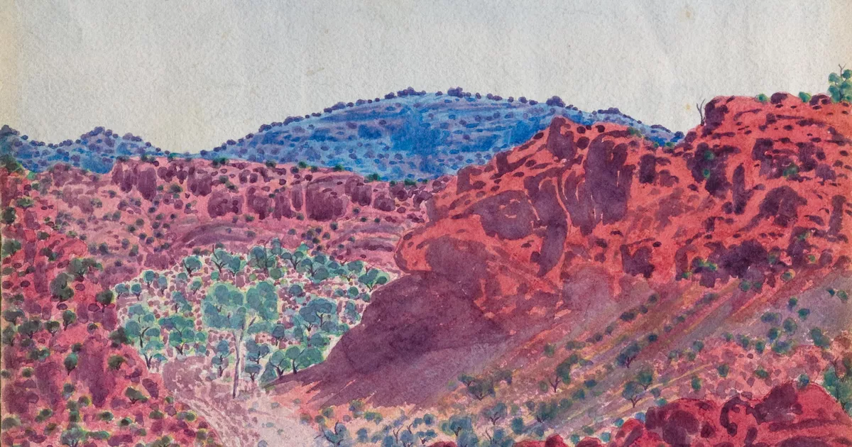 (MacDonnell Ranges) - AGSA Collection