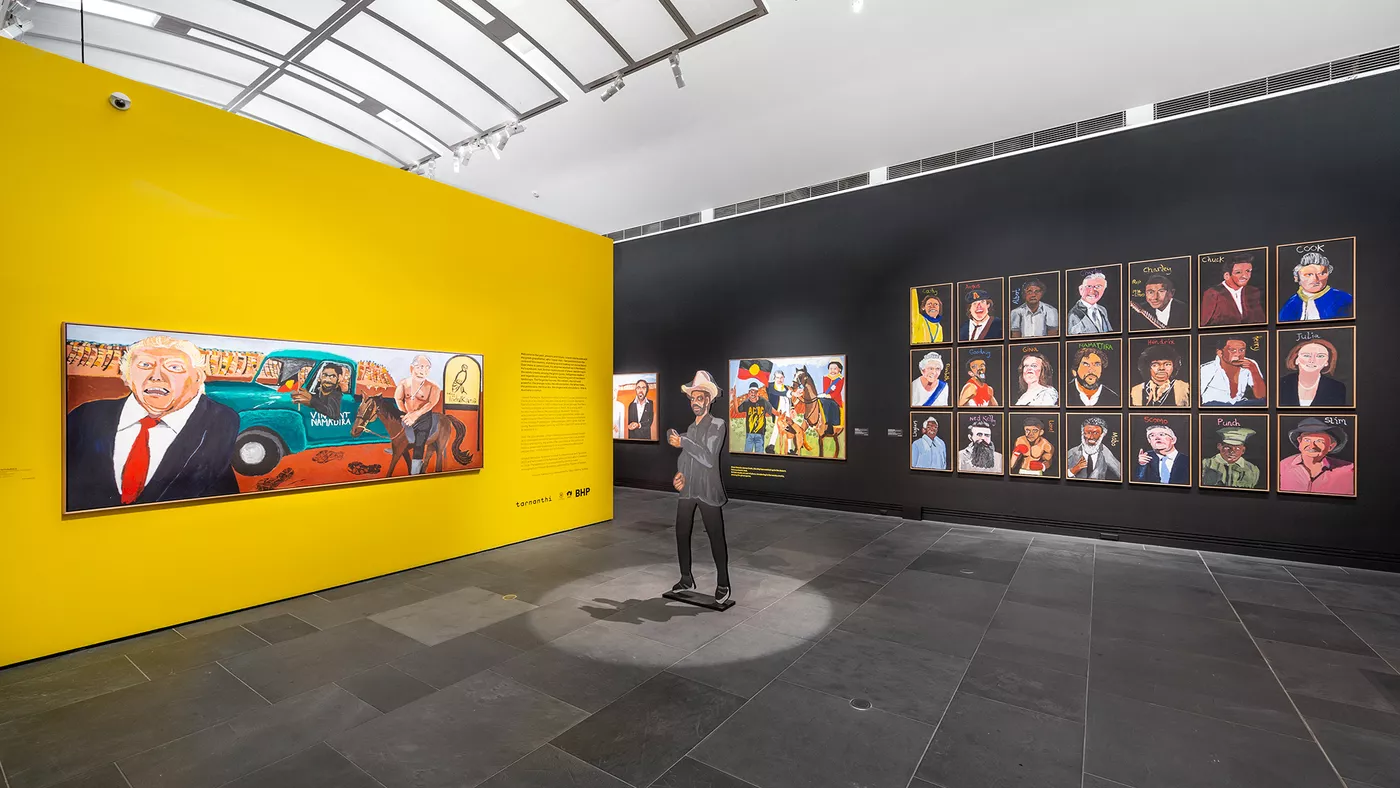 Vincent Namatjira: Australia in colour - AGSA