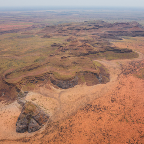 Birdseye view of Yakanarra