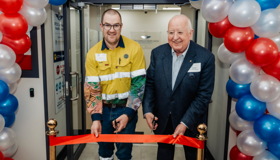 Ribbon cutting