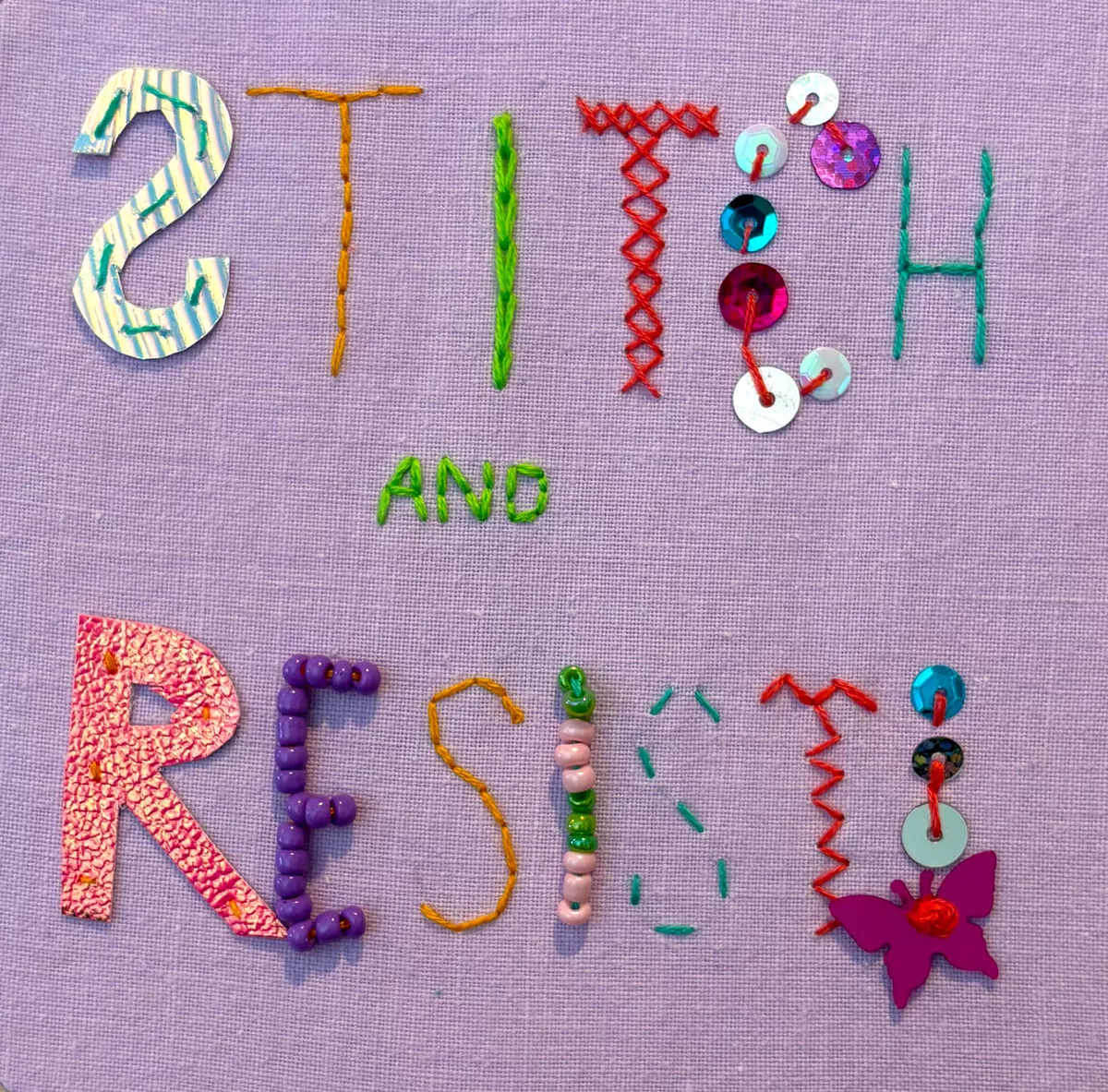 School Holiday Stitch and Resist Collaborative Textile Project - AGSA