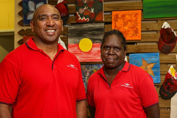 Indigenous staff with the RFDS
