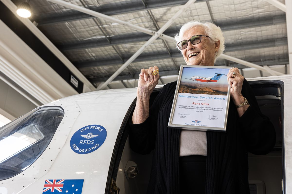 RFDS volunteer Rene Gillis
