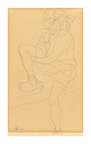 Image of Girl seated