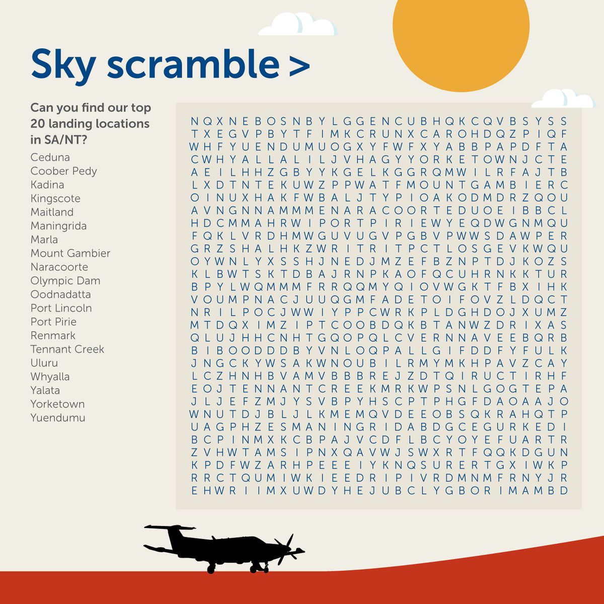 Sky scramble