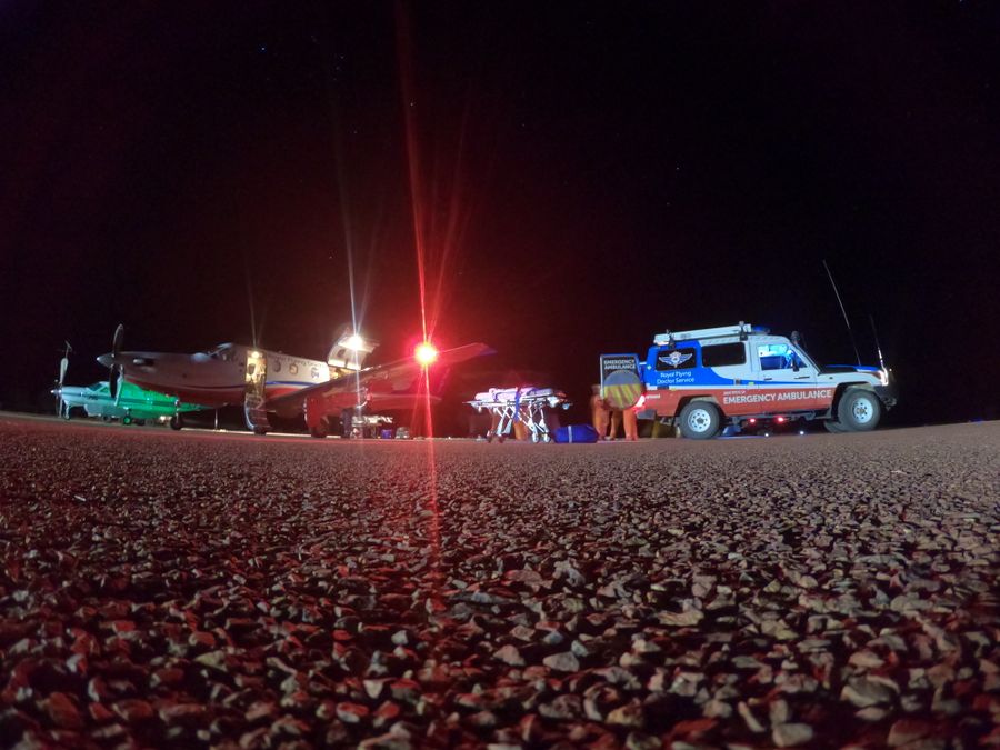 RFDS night evacuation