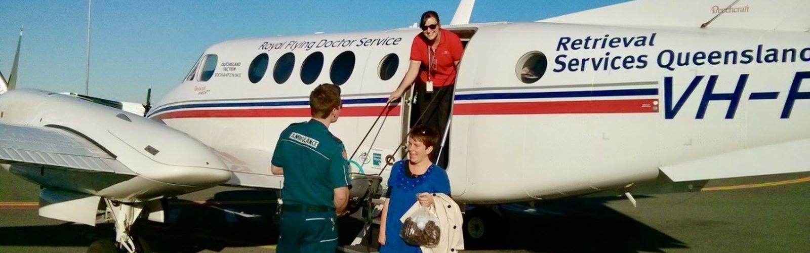 RFDS Plane in Bundaberg