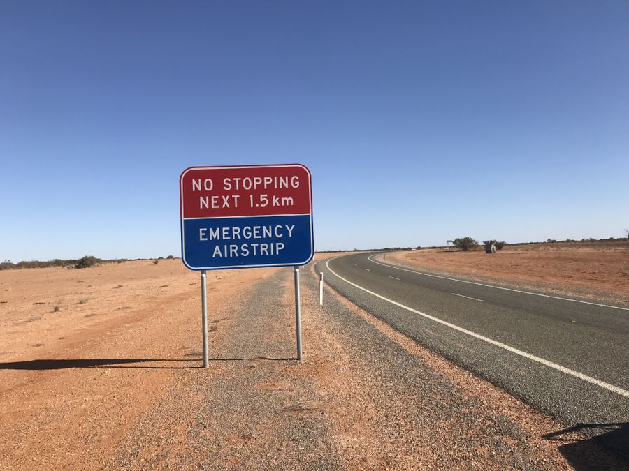 Highway airstrip