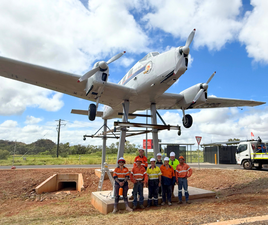 team photo after install 