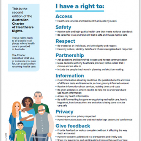 Preview for Charter of Healthcare Rights 2019