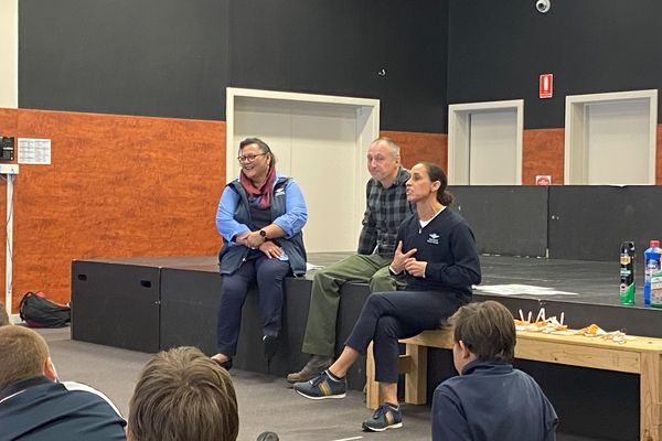RFDS Tasmania anti-vaping team at Port Dalrymple School