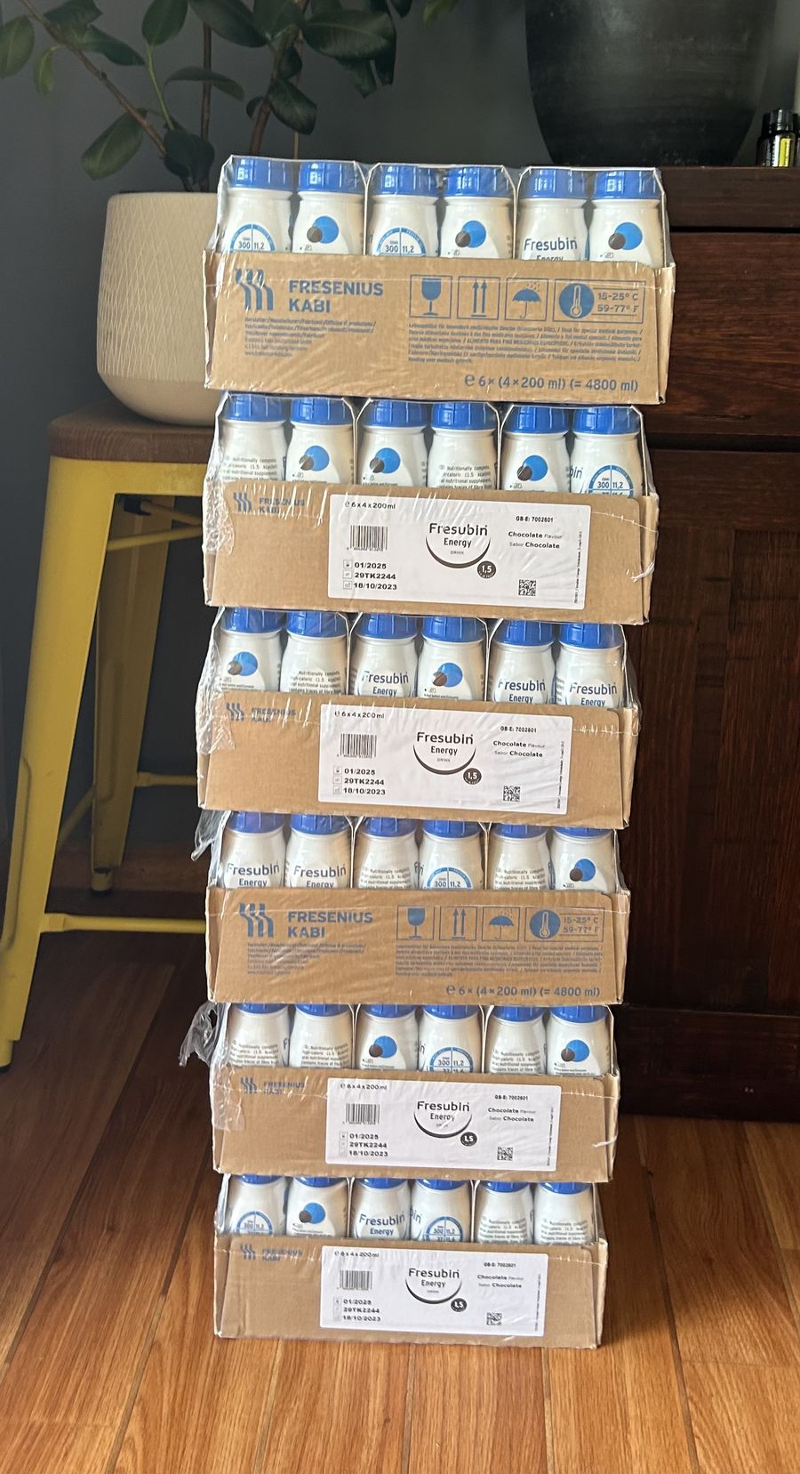 Veronica was placed on a liquid only Exclusive Enteral Nutrition Diet.