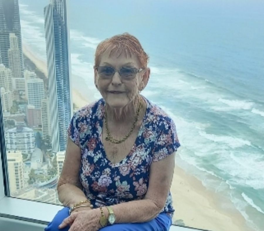 Rhonda on holiday