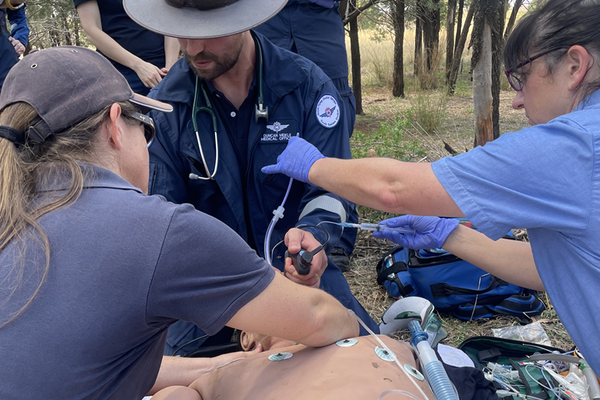 Meet our incredible Emergency Retrieval team whose regular ongoing cutting edge training wouldn’t be possible without your support