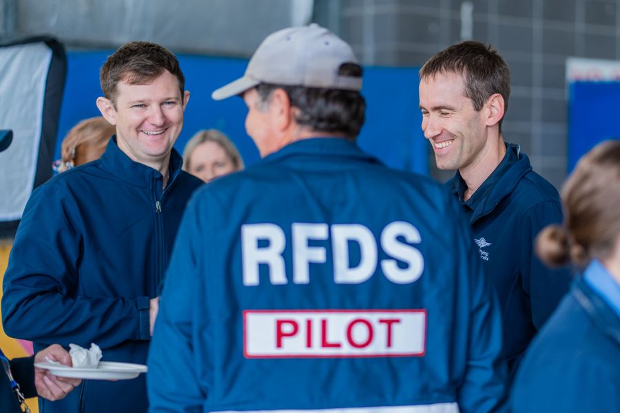 RFDS and Ergon Energy Retail staff 
