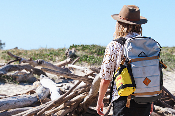 RFDS Rescue Swag attached to a backpack
