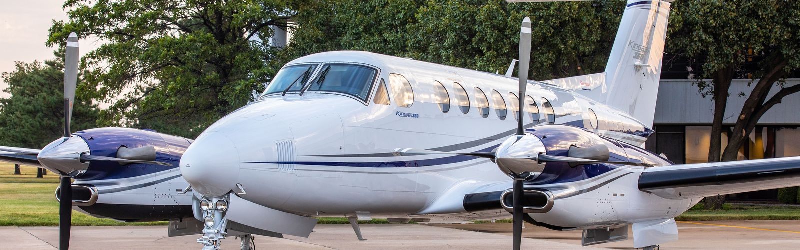 King Air B360 on the tarmac