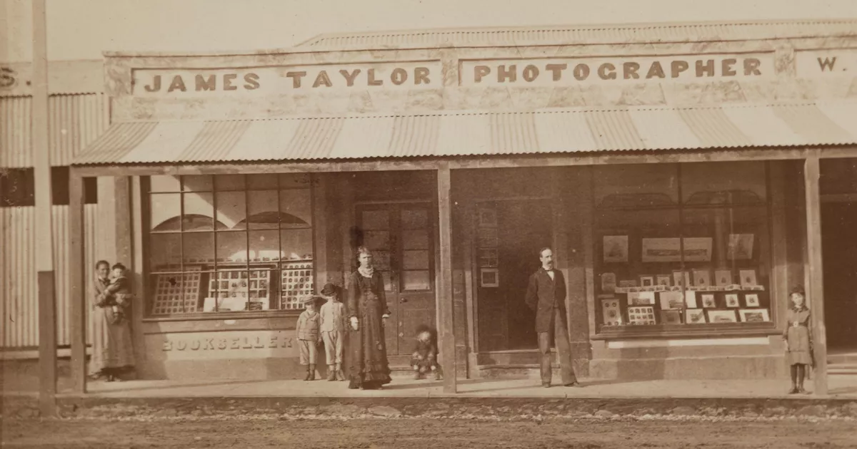 James Taylor's photographic studio