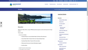 Westernport Water Educational Resources online