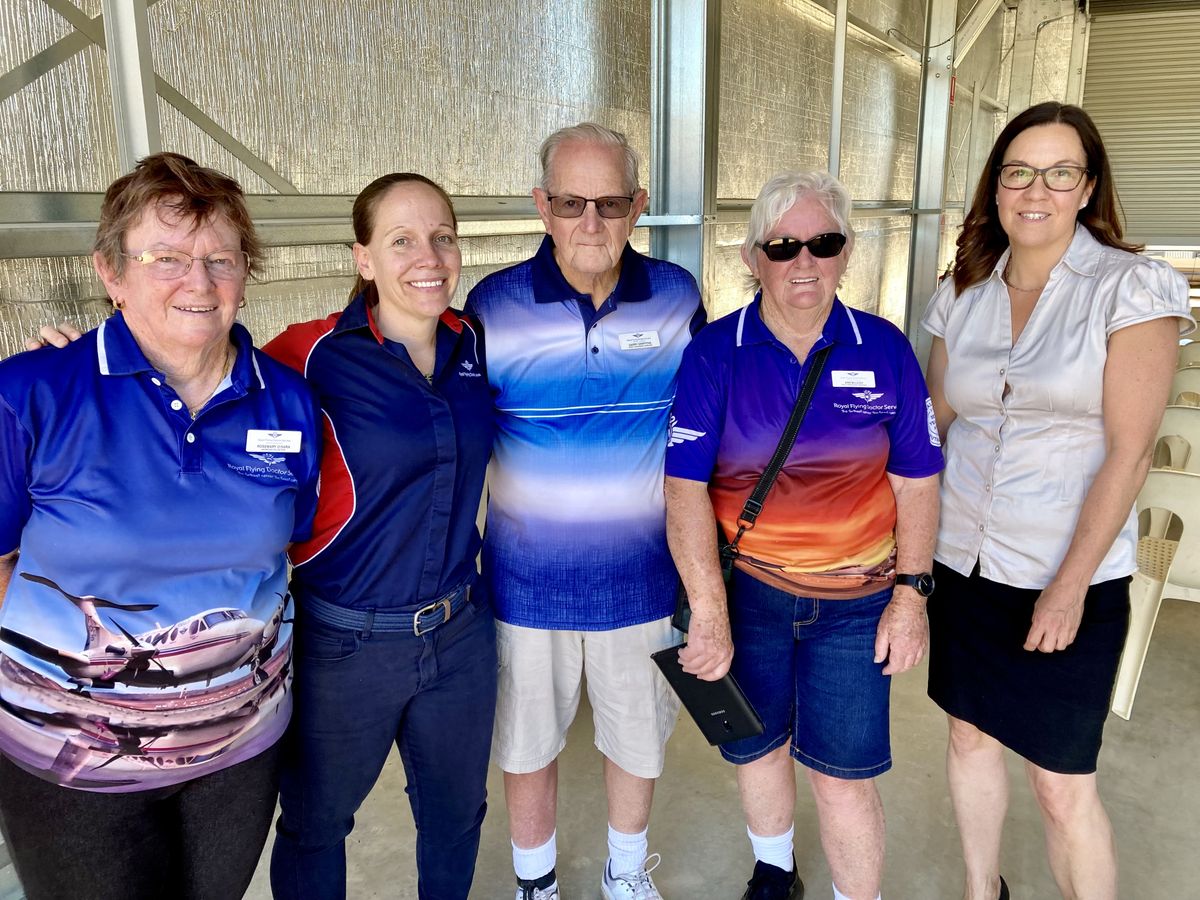 RFDS WA staff at ribbon cutting ceremony