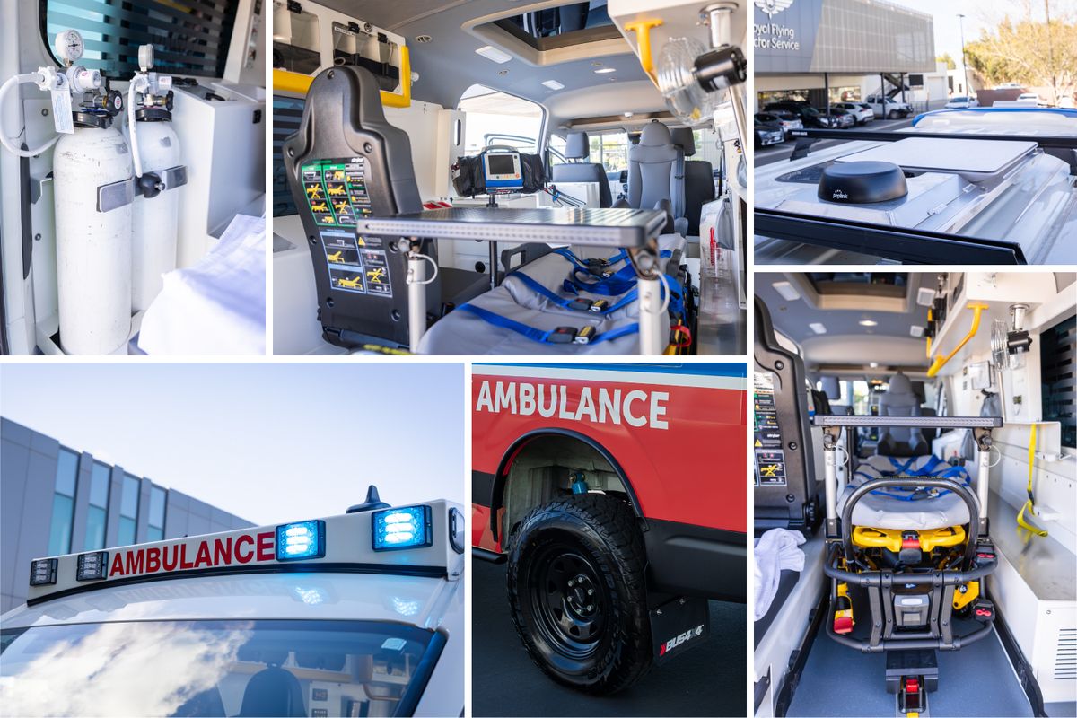 Ambulance collage