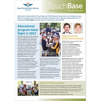 Touch Base-  May 2013