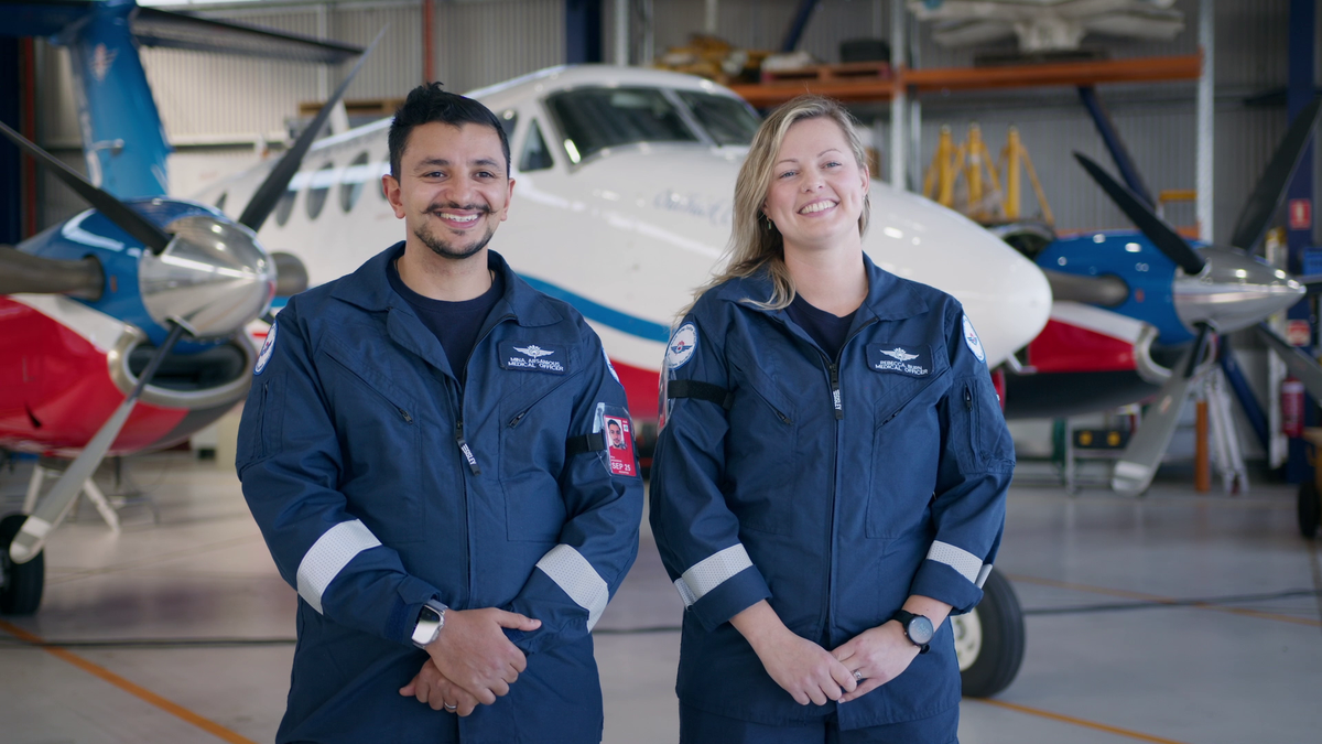 Dr Mina Arsanious and Dr Rebecca Burn