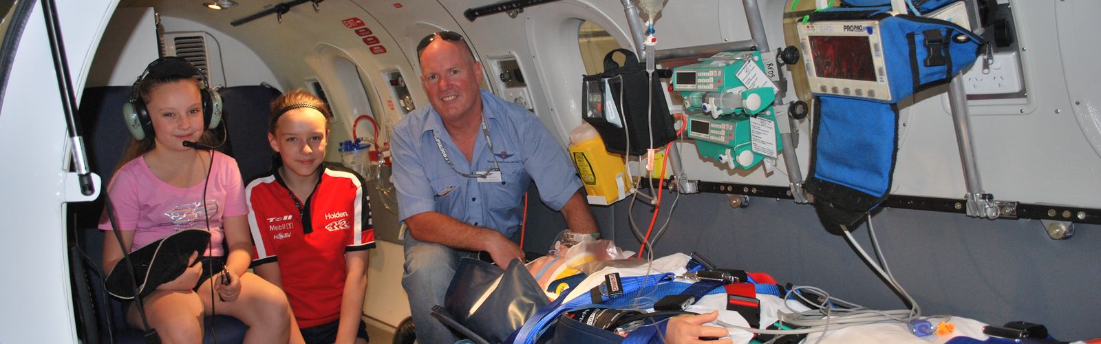 Simulator RFDS aircraft Pilatus PC12 at a country show