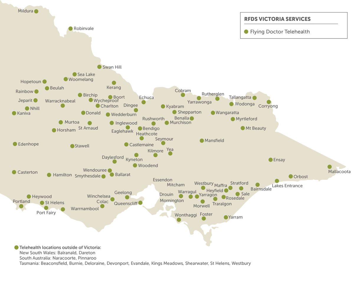 Telehealth map