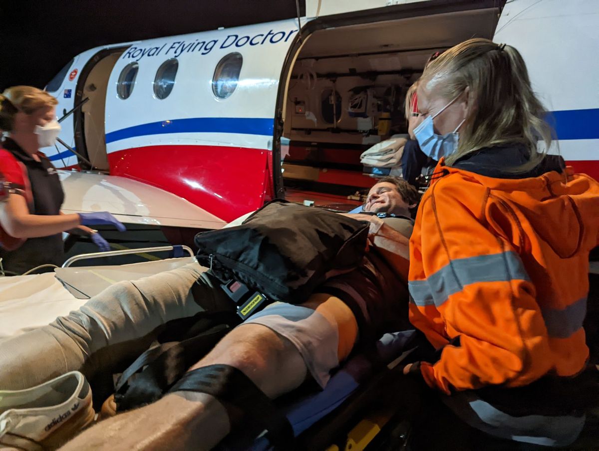RFDS airlifts Eddie