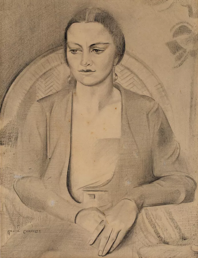 Study for Portrait of Gwen Ridley - AGSA Collection