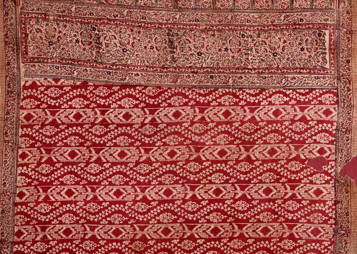 Ceremonial cloth and sacred heirloom, with motif inspired by an ...