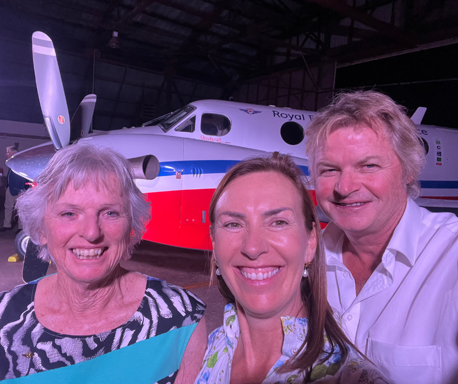 Paula and Pete with daughter 