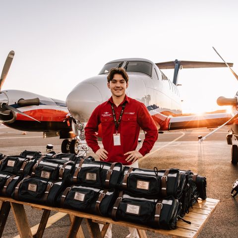 Rescue Swag with aircraft 