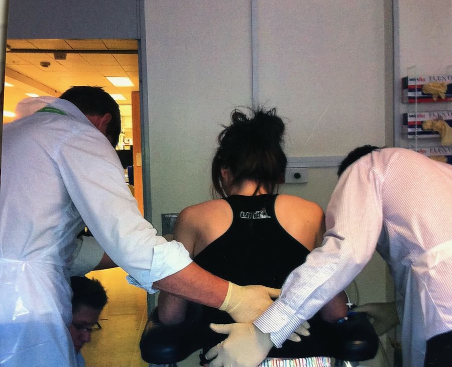 Alysia learning to walk