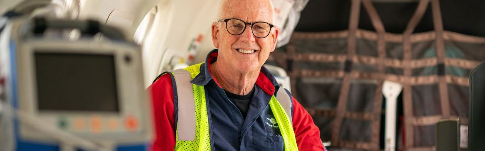 Nurse John smiling
