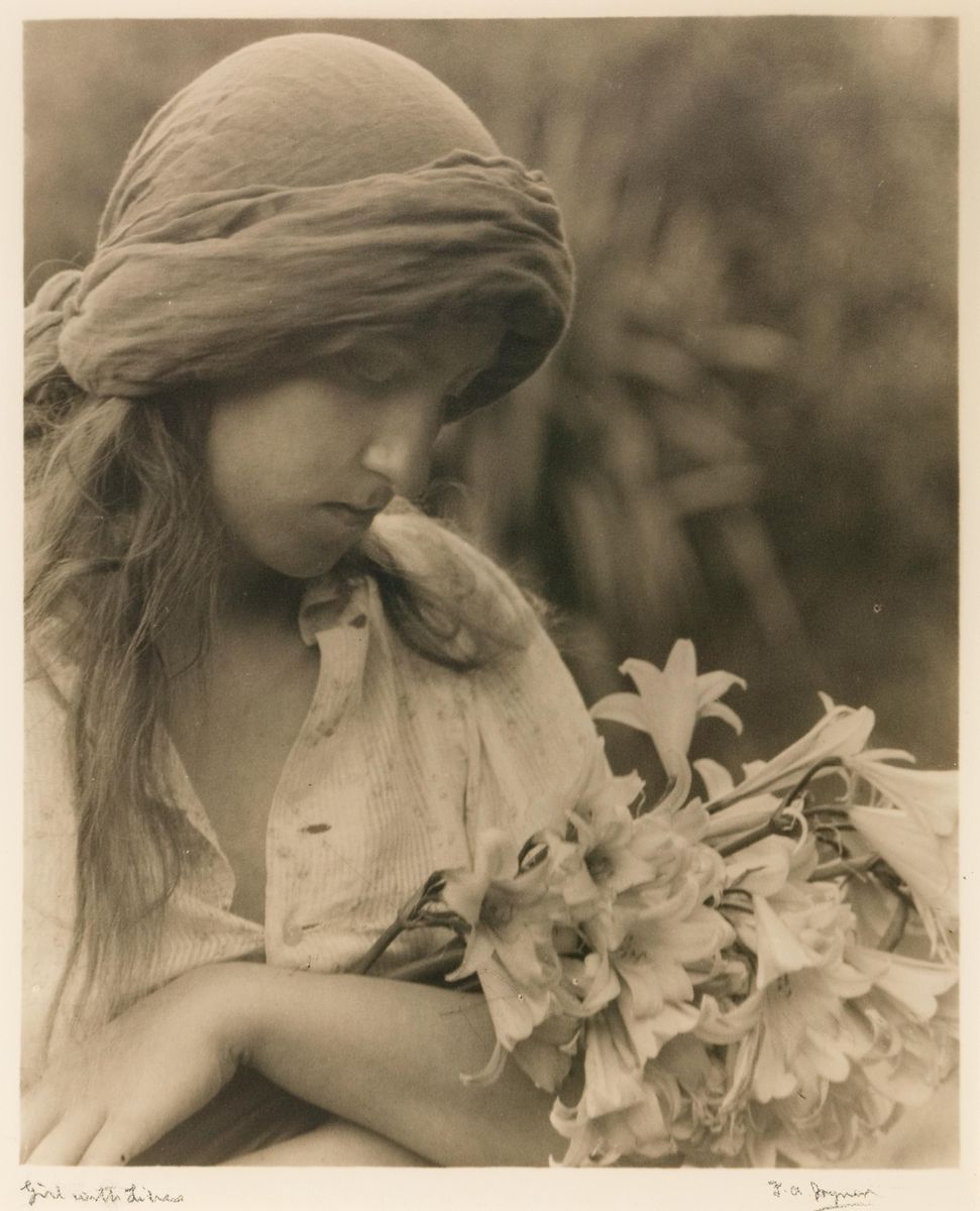 Girl With Lilies Agsa Collection 