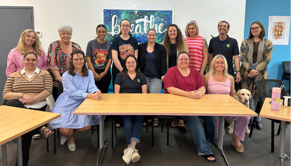 team photo at headspace Cairns 