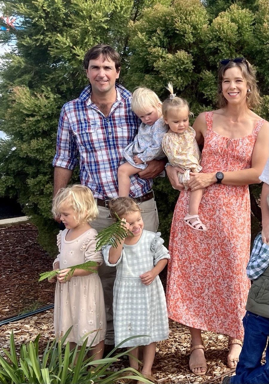 Cindy Banks and her family