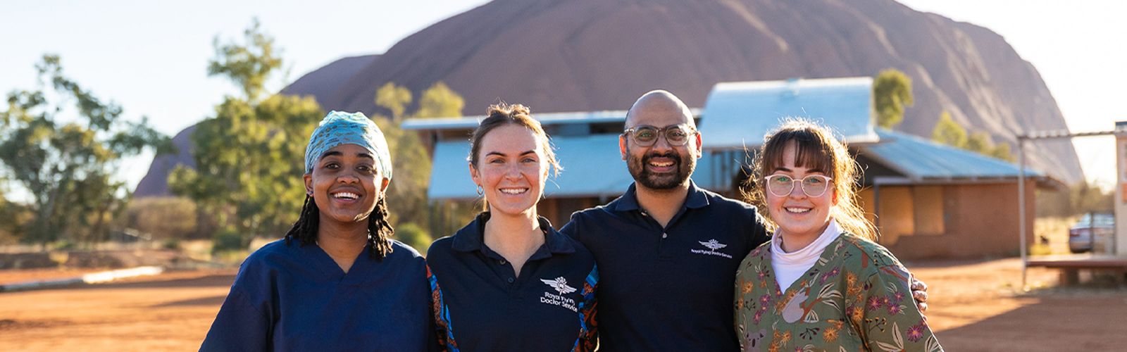 At the base of Uluru, the RFDS is working together with the Aboriginal Community of Mutitjulu to promote healthy smiles and happy lives.