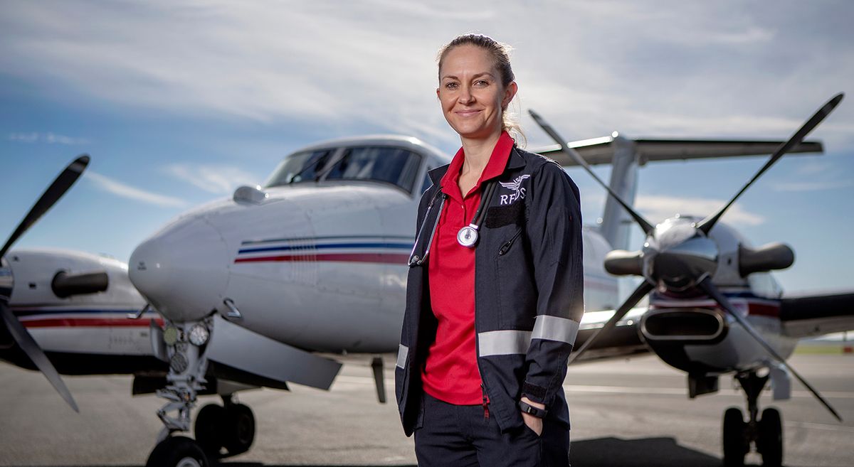 RFDS (Queensland Section Flight Nurse Jacinta Jones
