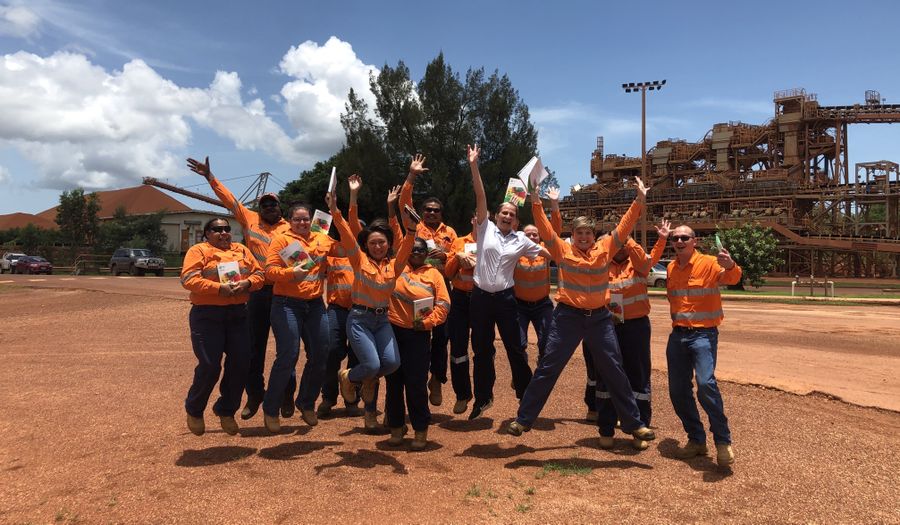 Rio Tinto staff supported by the Flying Doctor