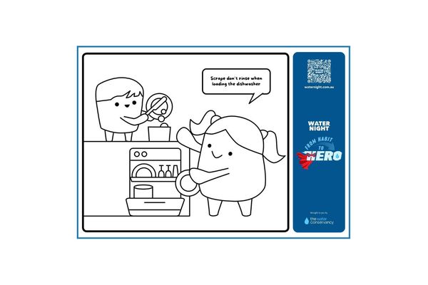 Thumbnail for the Water Night 2025 Resource -Kids Activities Colouring Sheet 5