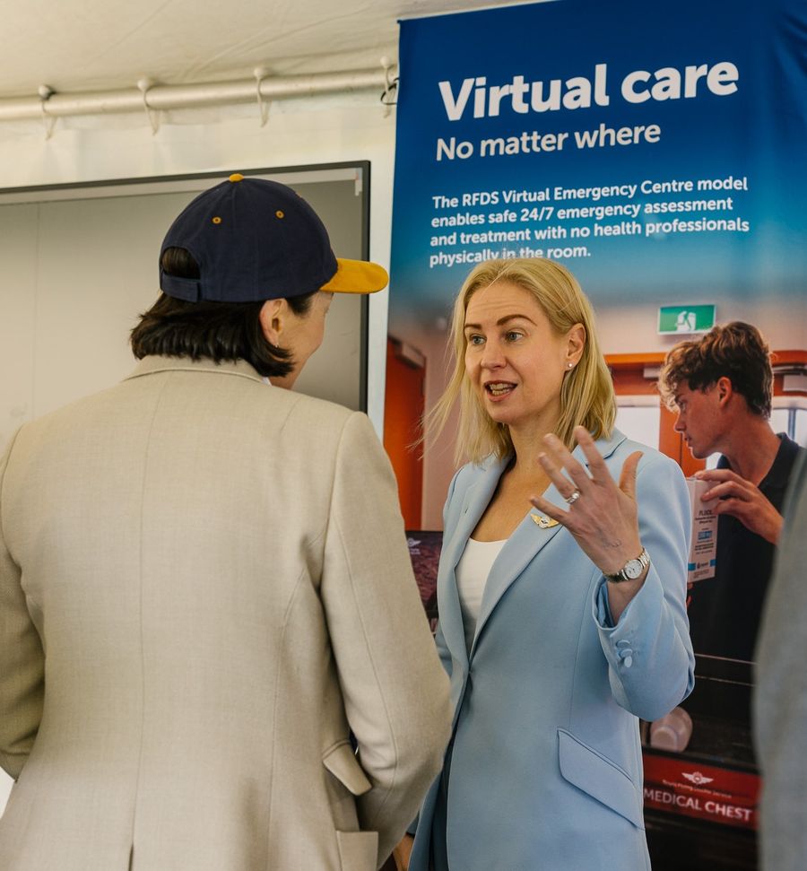 The event also marked the launch of the Parliamentary Friends of the RFDS group, co-chaired by Claire Clutterham MP - with RFDS CEO Emma Buch