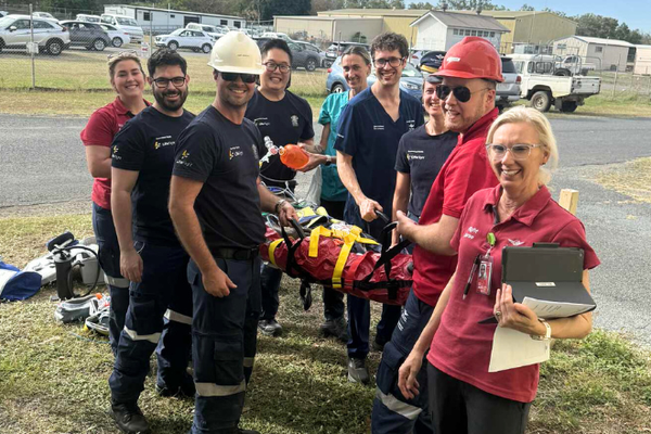 RFDS crews doing training
