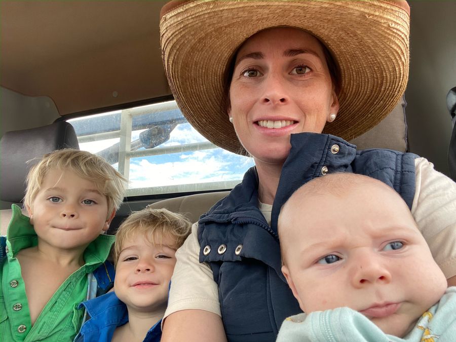 RFDS plane landing at night.