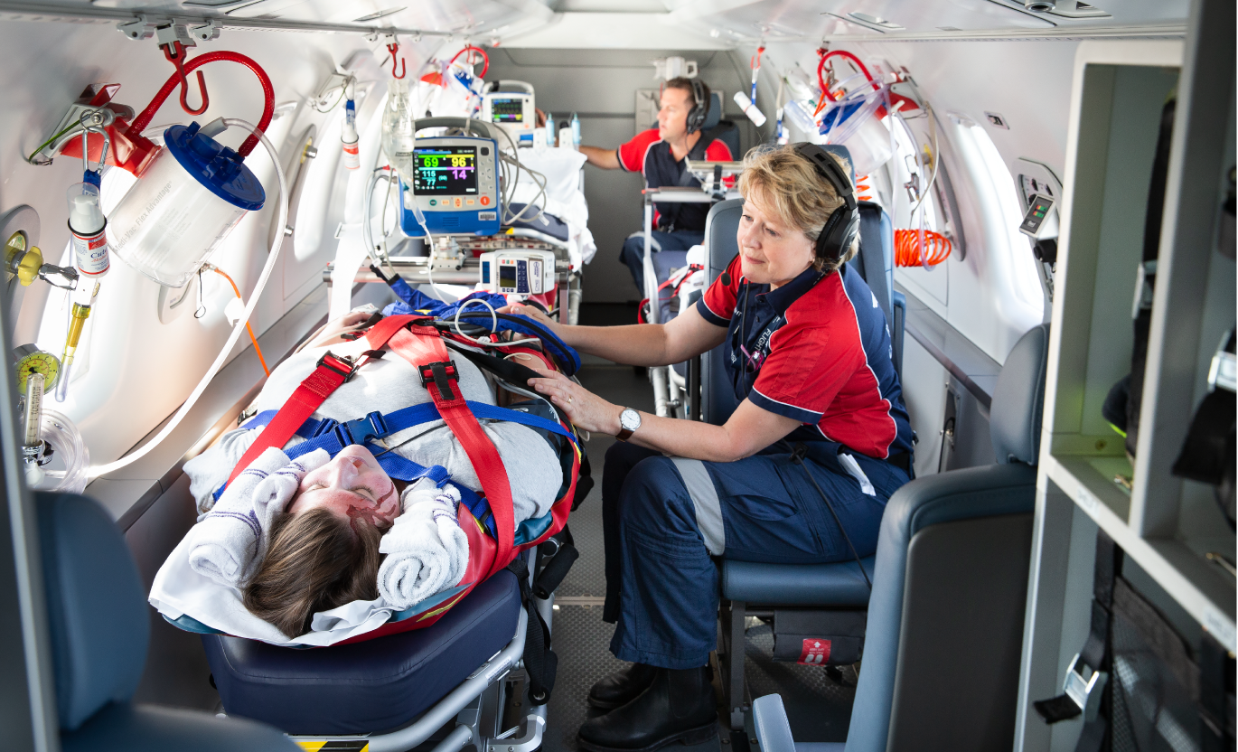 RFDS Medi Jet 24 Air Ambulance Interior