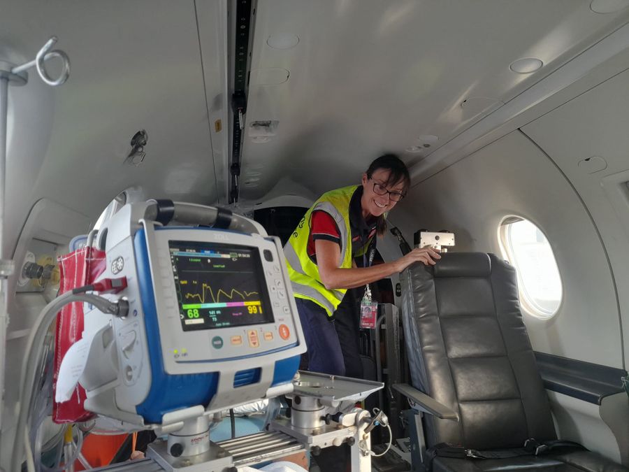 Onboard an RFDS PC-12 with a Retrieval Nurse.