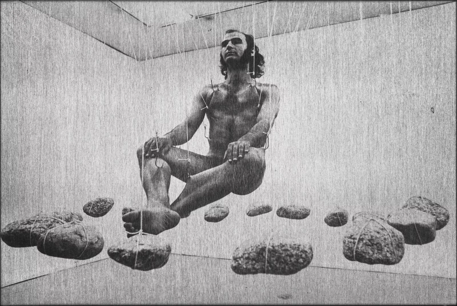 Sitting/Swaying, Event for Rock Suspension, Tamura Galley